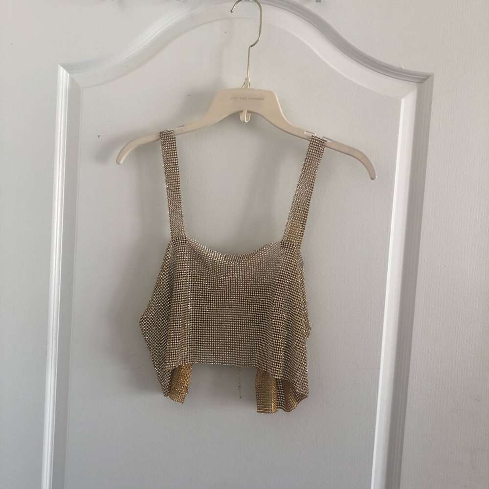 Diamonti crop top